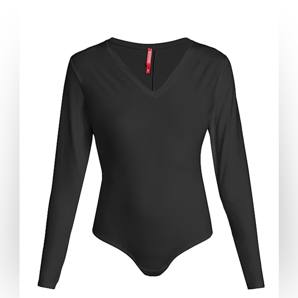 🖤❤️SPANX Black Long Sleeve Bodysuit🖤❤️